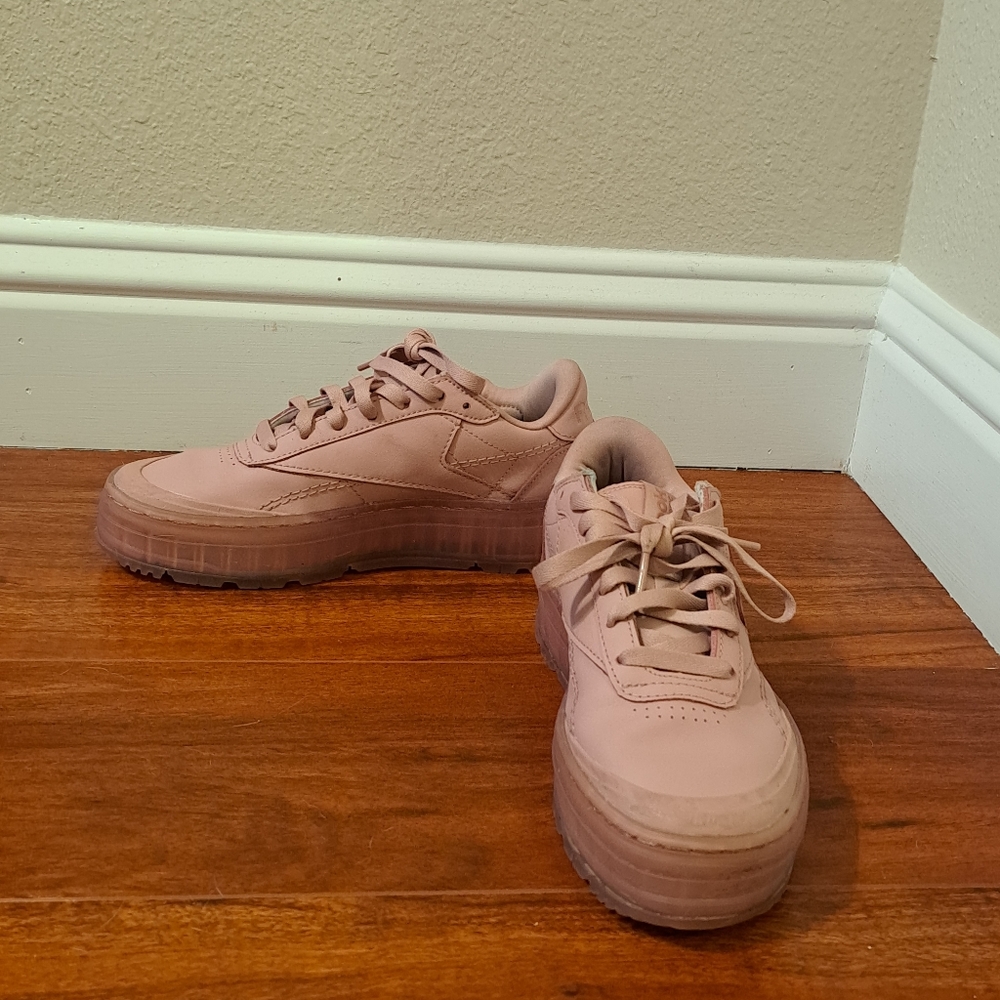 Pink Reebok shoes